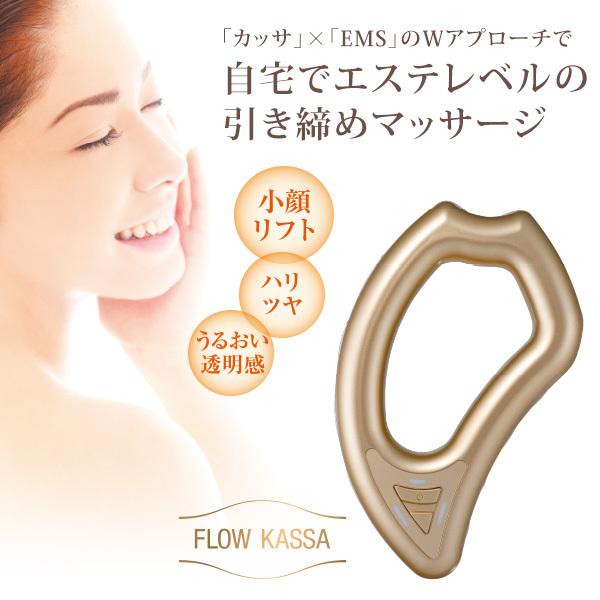 EMS美顔器フロウカッサ+美容ジェル105g フェイス・ボディ引き締めセット 進化系かっさ 美顔器 FLOW KASSA かっさ ジェル リフトアップ エビス化粧品