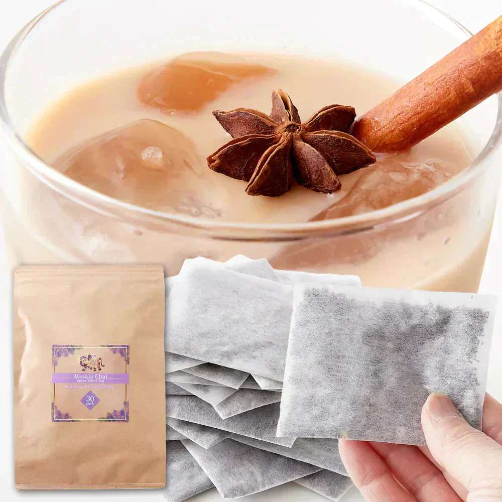 【送料無料ポスト投函N】レンジで簡単!本格チャイをお手軽に! マサラチャイスパイスブレンドティー30包