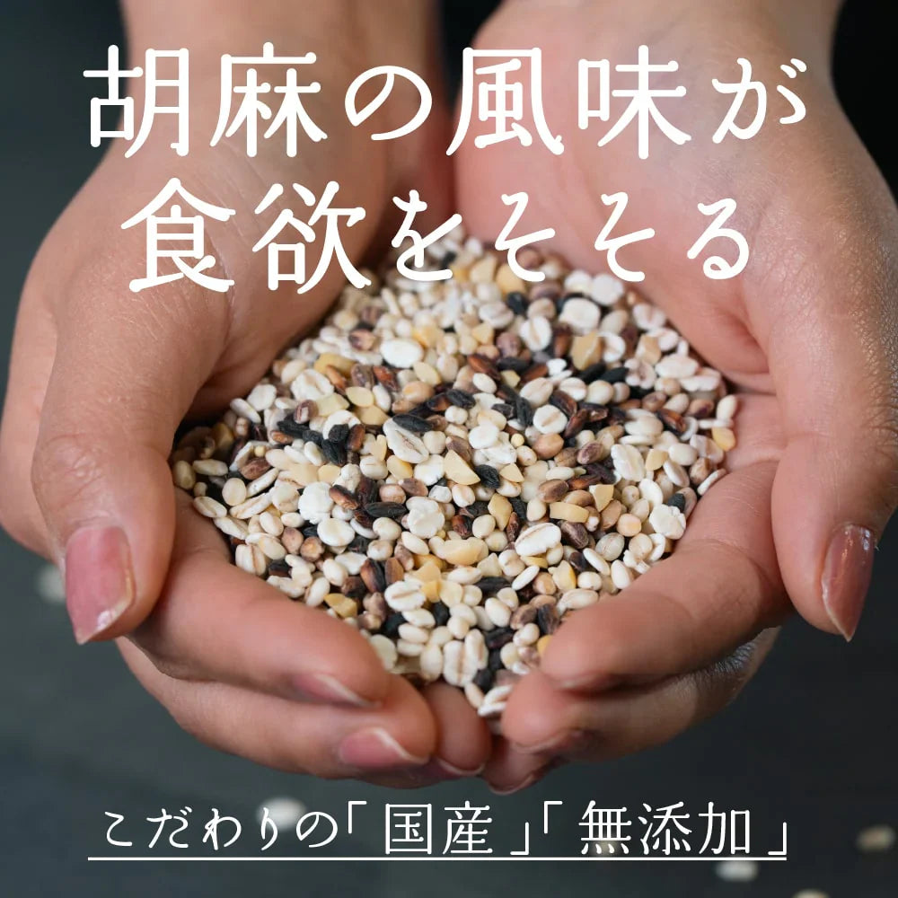 雑穀 雑穀米 国産 胡麻香る十穀米 400g お試しサイズ 無添加 無着色 送料無料 ポスト投函