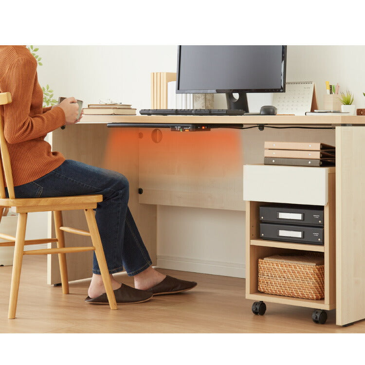 TEKNOS テクノス テーブルヒーター カーボン 人感 脚付 カバー付 DH-450 暖房 冬 部屋 室内 あったか 冬物 器具 電気 家電【送料無料】