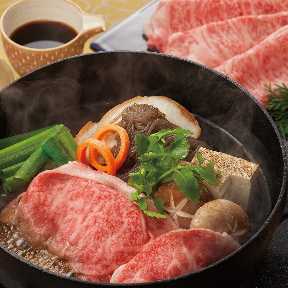 【3人シェア買いでお得】伊賀牛 ロースすき焼き 600g【二重包装不可】
