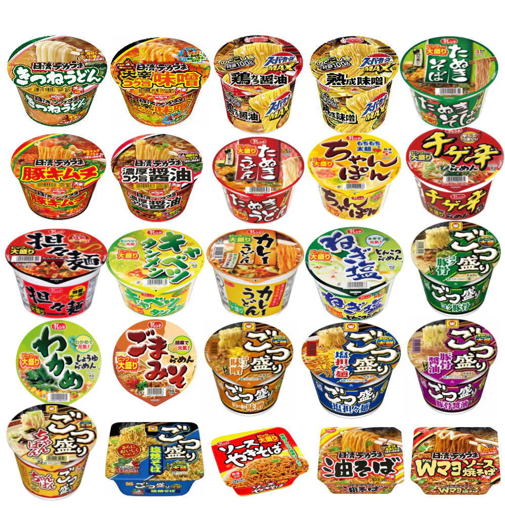 にぎわい広場 ガッツリ派の デカ盛り大盛りカップ麺特集 25個セット 日清食品 エースコック ヤマダイ 大黒食品