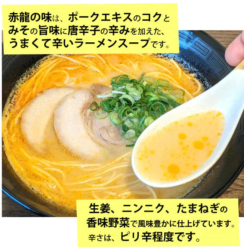 赤龍ラーメン 辛子みそ味 送料無料 2食 ラーメン お試し 日の出製粉 熊本ラーメン お取り寄せ ポッキリ 辛子味噌ラーメン ピリ辛ラーメン 九州ラーメン