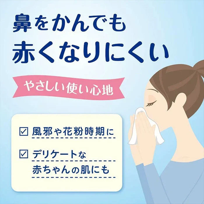 日本製紙クレシア クリネックス 保湿ティシュー 肌うるる コラーゲン配合 408枚204組 3箱入り X4パック