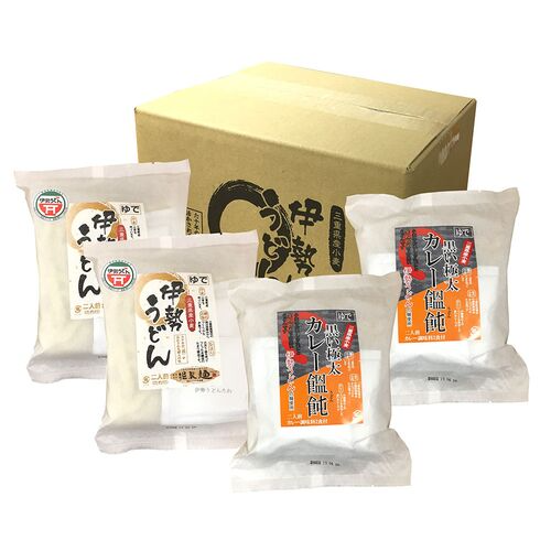 三重 伊勢うどん・カレーうどん 詰め合わせ (2人前入り)×4袋