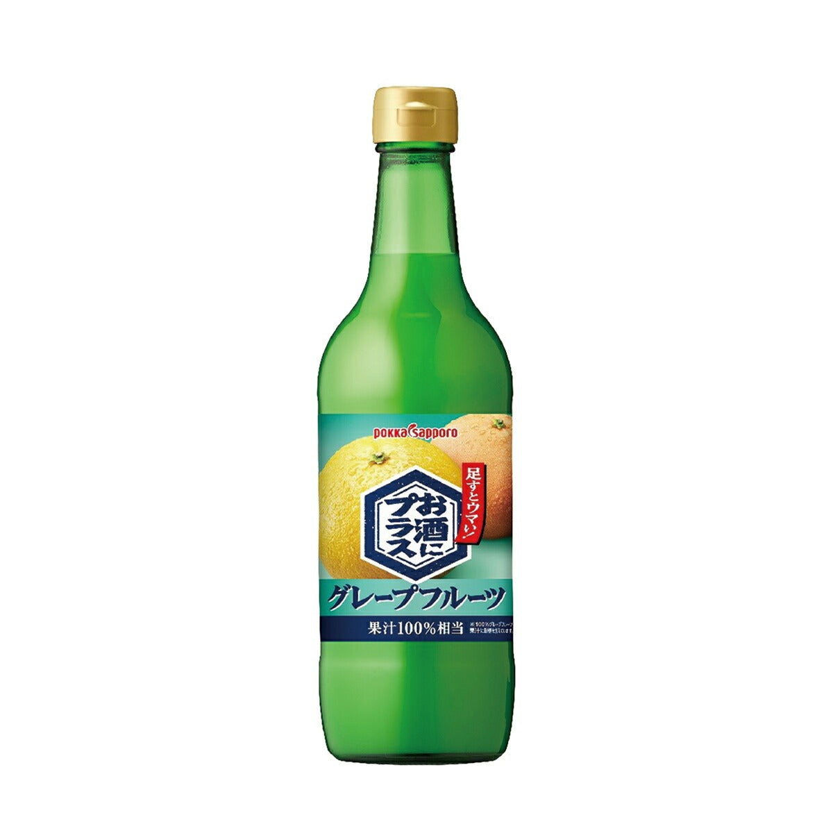【送料無料】 ポッカサッポロ お酒にプラス グレープフルーツ 540ml 1本