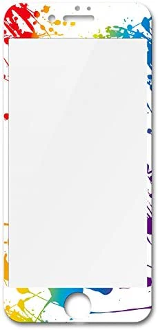 Kazall プリント柄付き 保護ガラスフィルム for iPhone 8/7 (SPLASH スプラッシュ) 保護フィルム アイフォン