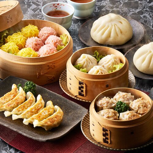 東京 「赤坂四川飯店」監修 点心6種セット (餃子、肉まん、焼売、小籠包、錦糸焼売、珍珠丸子)