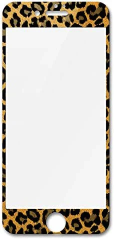 Kazall プリント柄付き 保護ガラスフィルム for iPhone 8/7 (REOPARD レオパード) 保護フィルム アイフォン