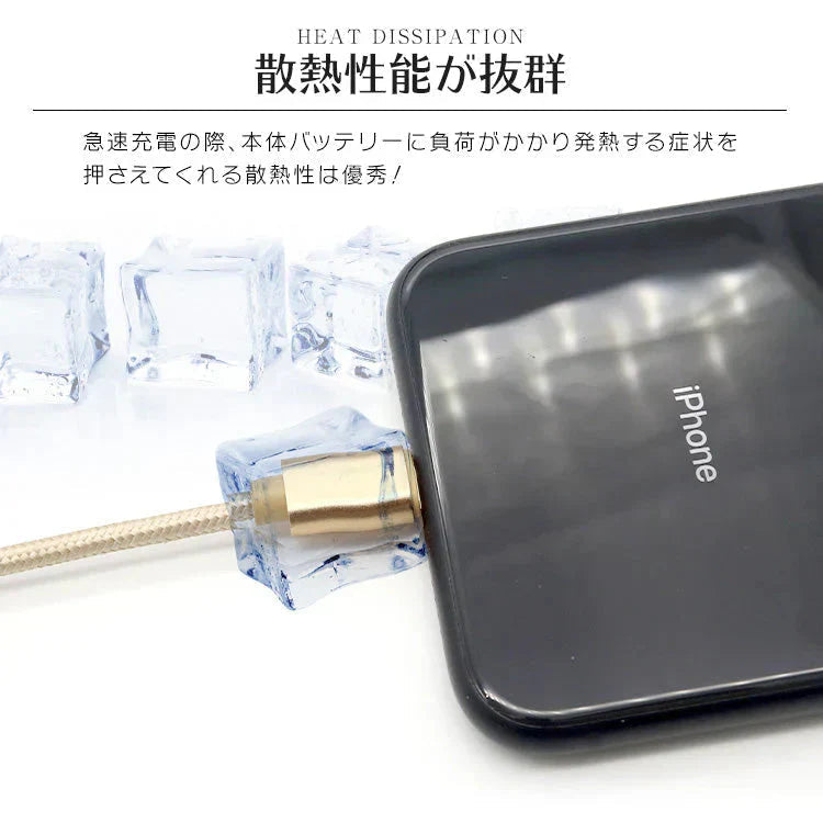 【1.5m】【ネイビー】iPhone 充電 ケーブル 断線しにくい 急速充電 2m 1.5m 1m 50cm 25cm データ 充電器 Lightningケーブル ライトニングケーブル スマホ アイフォン usb iPad iPhone 13 12 SE3 SE2 11 XS MAX X XR Pro Max mini