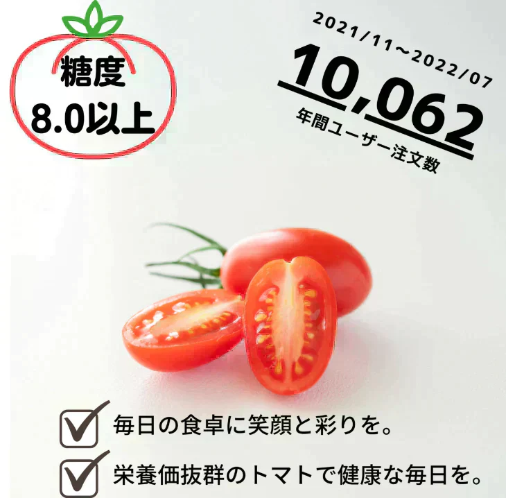 【予約】【2026年1月から順次発送】1kg トマランタン 笑顔溢れる甘さ♪超濃厚ミニトマト!【東北配送不可】