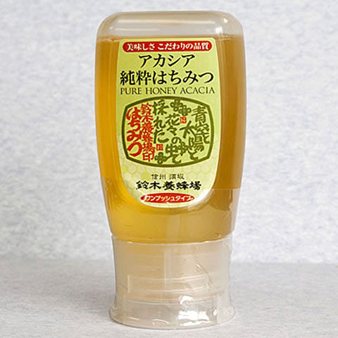 長野県名産品 アカシア蜂蜜ワンプッシュボトル(300g)