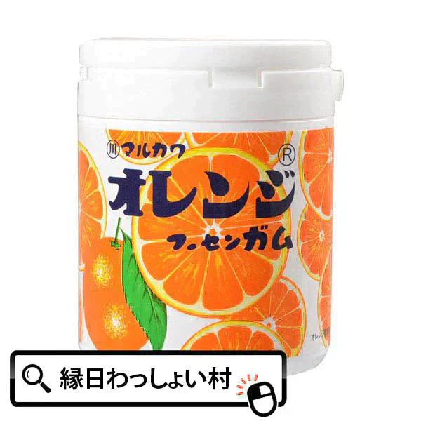 オレンジマーブルガムボトル6入