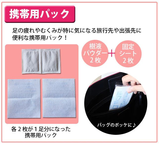 足裏樹液シート72枚(両足36回分) 個包装 携帯に便利 遠赤外線 木酢エキス