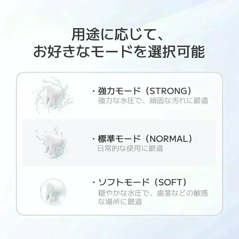 ウォーターフロス 口腔洗浄器(コードレス)