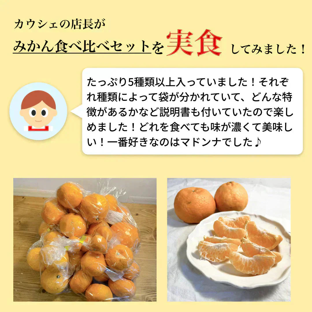 【発送は1月末からスタート】3種以上!愛媛のみかん食べ比べセット!5kg高級みかんが入るかも!?【福袋】