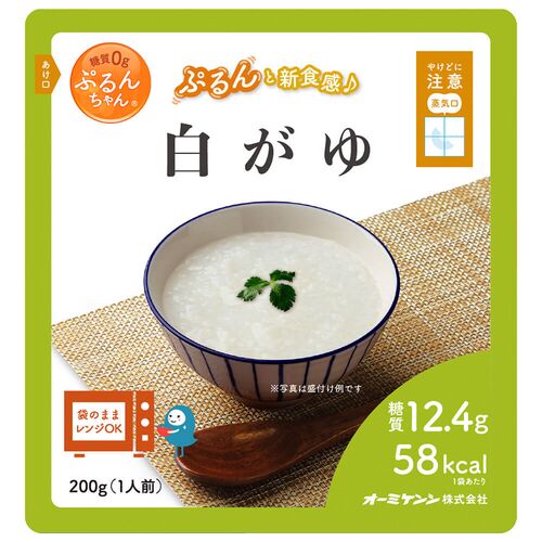 糖質0gぷるんちゃん 白がゆ 12袋入