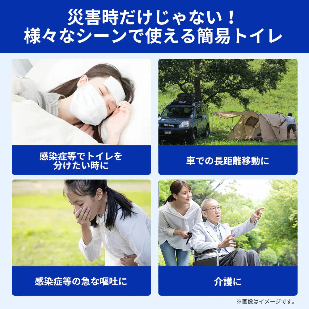 【コスパ最高】\100回分/凝固剤のみ 簡易トイレ 半永久保存 簡易トイレ 携帯トイレ 非常用トイレ 非常 トイレ 防災グッズ 災害 備蓄 凝固剤 水 吸水ポリマー 個包装 凝固剤 抗菌 消臭 登山 防災 渋滞 大便 小便 学校 防災グッズ 地震 避難 災害 断水 自宅 キャンプ アウトドア