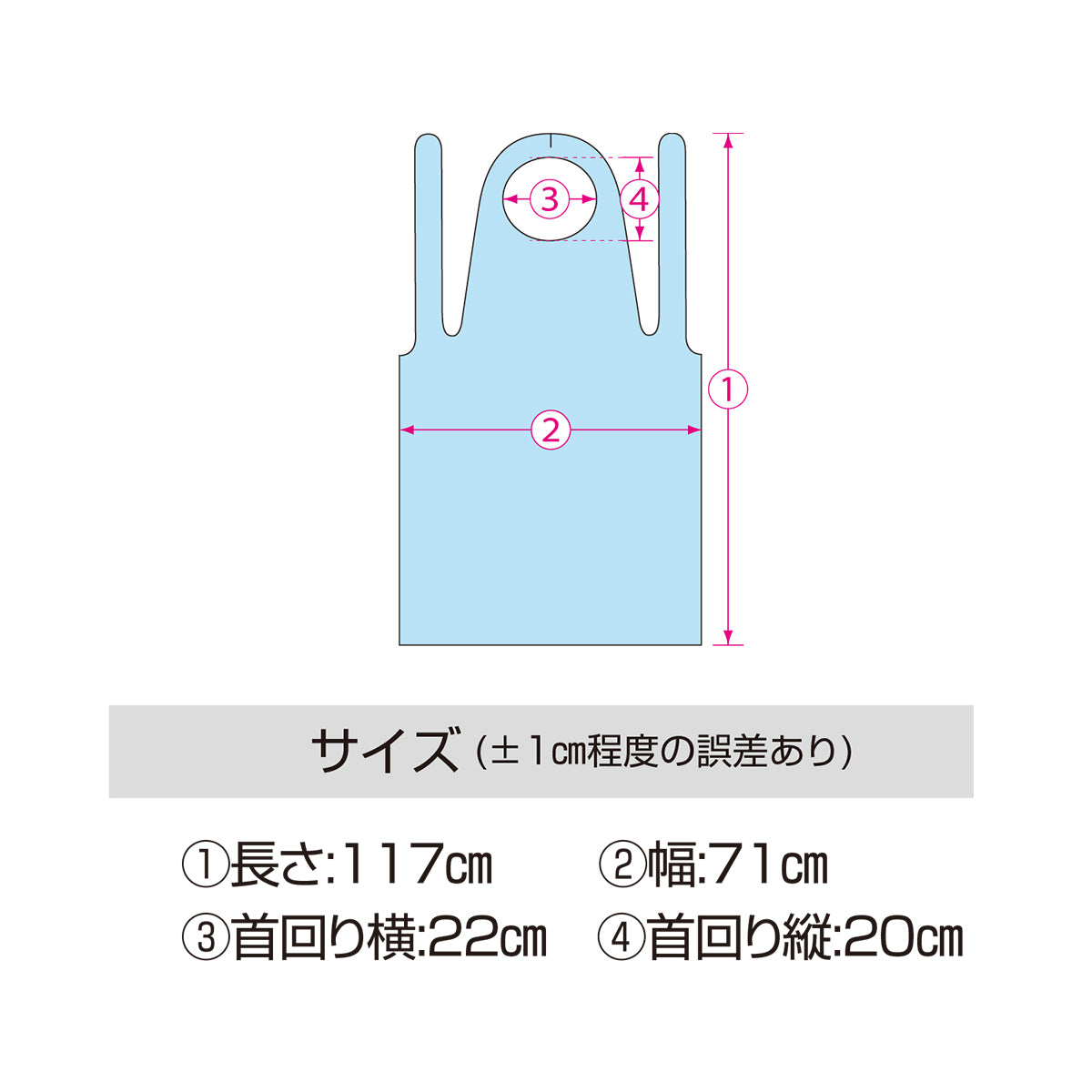 メディコム SafeBasics セーフベーシック プラスチックエプロン 未滅菌 袖なし ピンク フリーサイズ 50枚入り X3箱