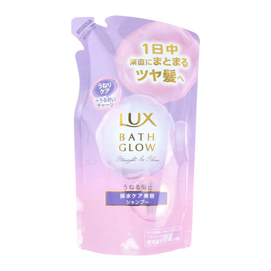 ヘアシャンプー LUX ラックス バスグロウ ストレート&シャイン ダマスクローズ&カシス 詰替用 350g X5パック