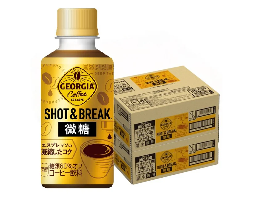コカ・コーラ ジョージア ショット&ブレイク 微糖 195ml×2ケース/60本
