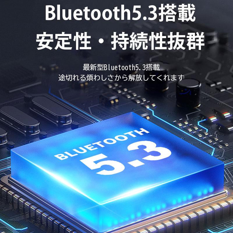即納 Miniワイヤレスイヤホン Bluetooth イヤホン Bluetooth5.3 ブルートゥース イヤホン 自動ペアリング タッチ調整 s026A(ブラック)