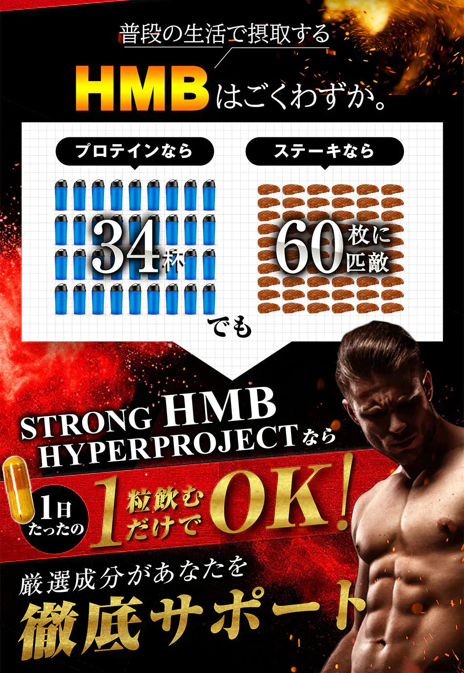 【ストロング HMB・お得3ヶ月分】太く 強く 気力 活力 男性 BCAA クレアチン カルニチン 亜鉛 アルギニン 人気ランキング サプリメント 国産 ダイエット 女性が求める最強のボディー 男力 バルクアップ 理想の体 ダイエットボディーメイク マカ HMB おすすめ 人気 ランキング 効果 強力 最強 スッポン マムシ BCAA 馬睾丸 日本