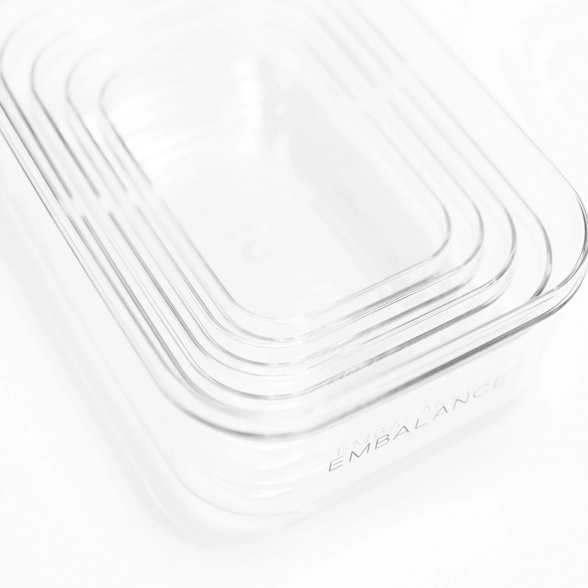 エンバランス クリアコンテナ XL 2200ml 1個 角型 鮮度保持容器 EMBALANCE CLEAR CONTAINER
