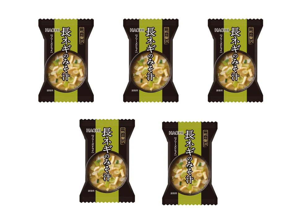 一杯の贅沢 長ネギのみそ汁 5p