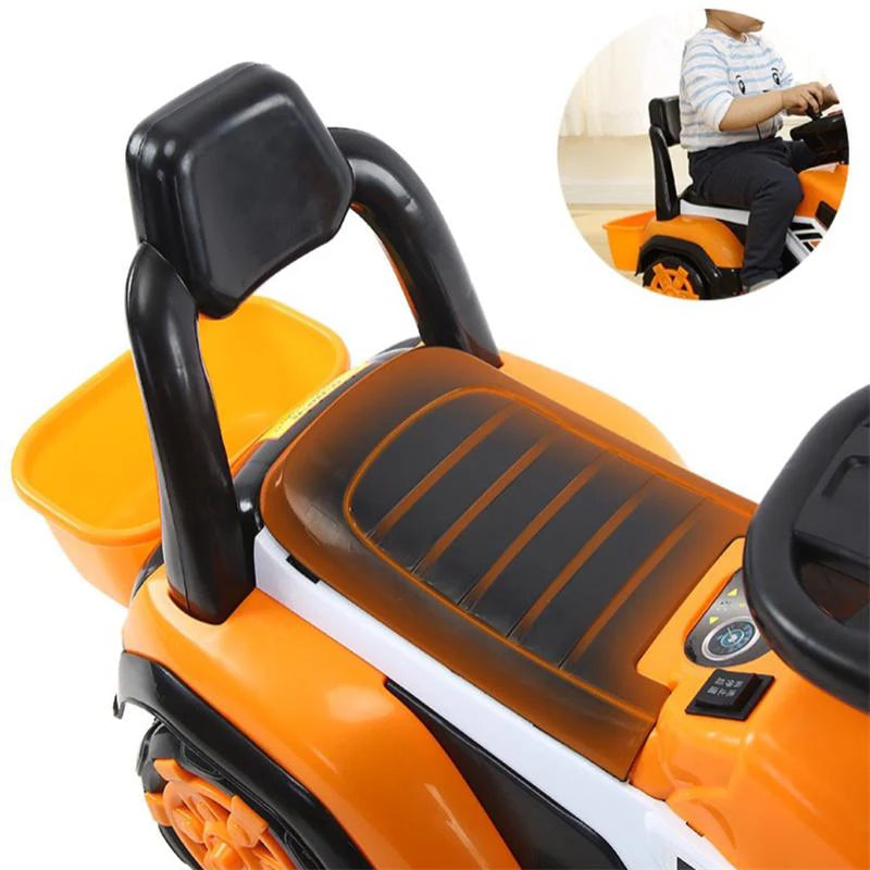 即納商品 ショベルカー 乗用ロショベル マイク ハンドル操作 おもちゃ 砂場 ごっこ 遊び クレーン 乗用玩具 足蹴り キッズ 子供 プレゼント ギフト w063C(ブルー)