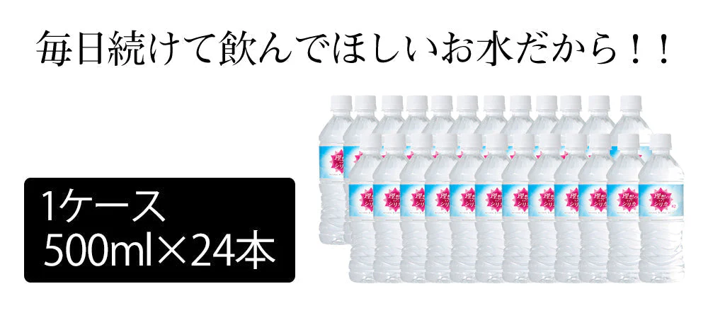 【最安値挑戦祭】シリカ水 500ml 24本 高濃度シリカ水 シリカウォーター 理想のシリカ ミネラルウォーター ケイ素水 天然水 天然シリカ 水 軟水 国産 鳥取県産