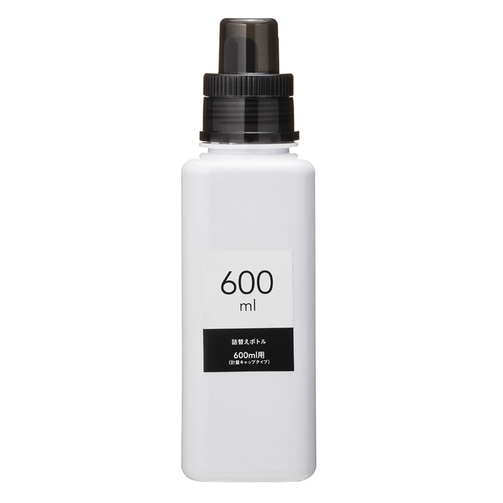 詰替ボトル 600ml 用 ホワイト 容器
