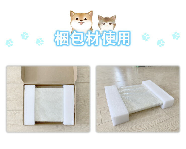 (ホワイト)大理石 ペットマット ペット 冷感 ひんやりボード マット 涼しい 40×30cm 天然大理石 角丸 省エネ 電源不使用 ずれ防止