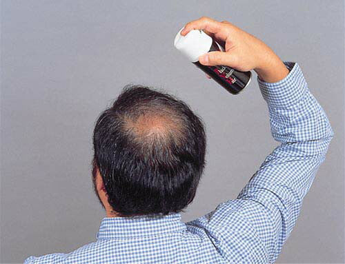 【ブラウン】白髪隠し 薄毛隠し 増毛パウダー スプレー 男性 女性 はげ隠し 薄毛隠し / トミーリッチ ブラックヘアー 男女兼用