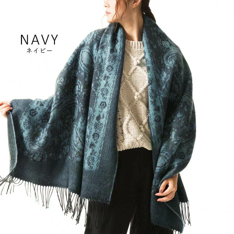 【ブラック】【商品名:セドナーズ大判ストール】