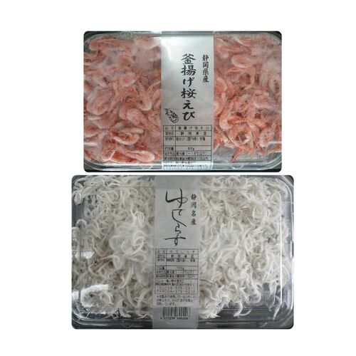 静岡 「石原水産」 駿河湾産 釜揚げ桜えび&しらすセット A