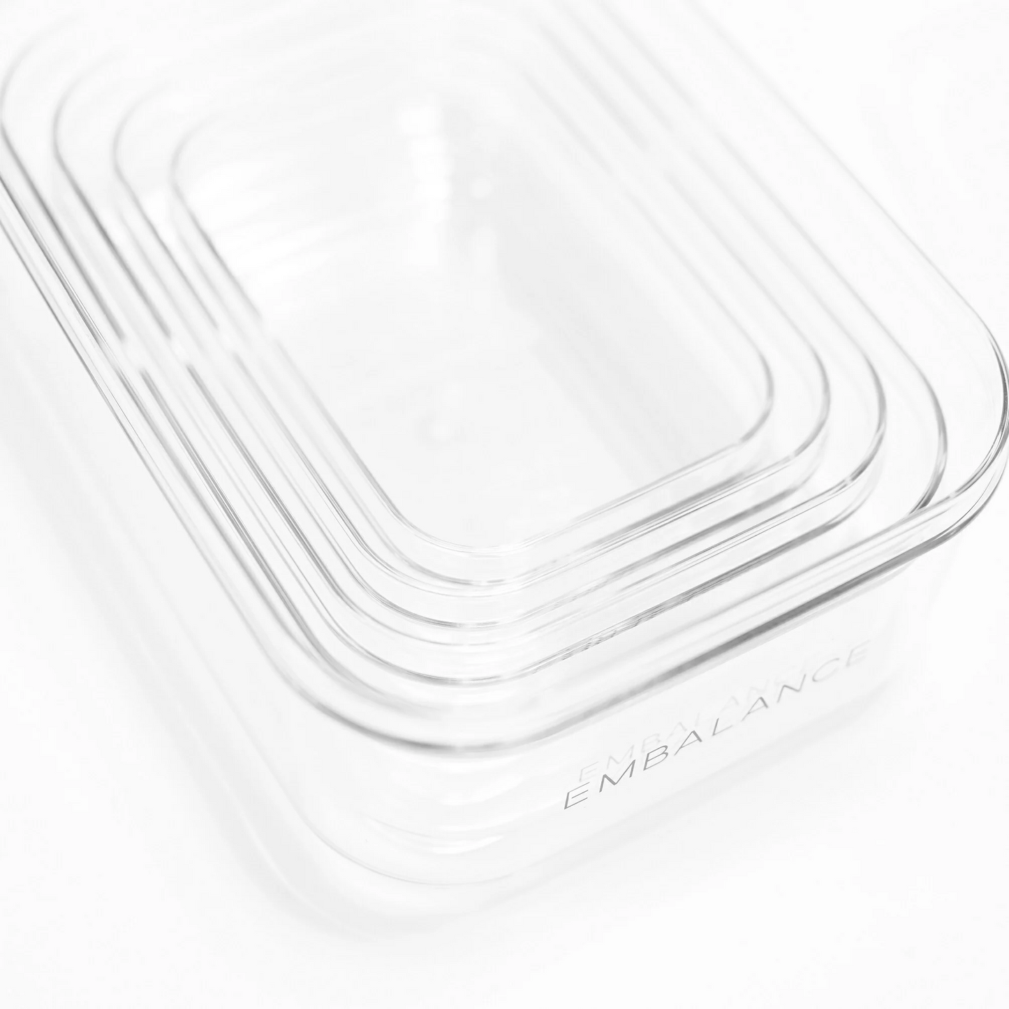 エンバランス クリアコンテナ M 920ml 1個 角型 鮮度保持容器 EMBALANCE CLEAR CONTAINER