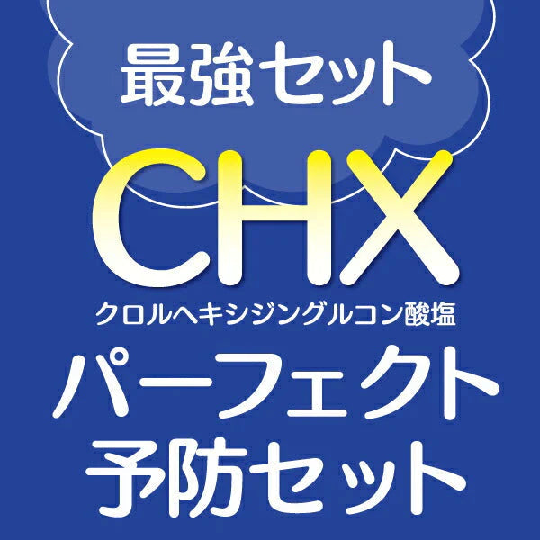 オーラルクールCHX(100ml)1本とCHジェルガード(90g)1本のCHXパーフェクト予防セット【メール便送料無料】