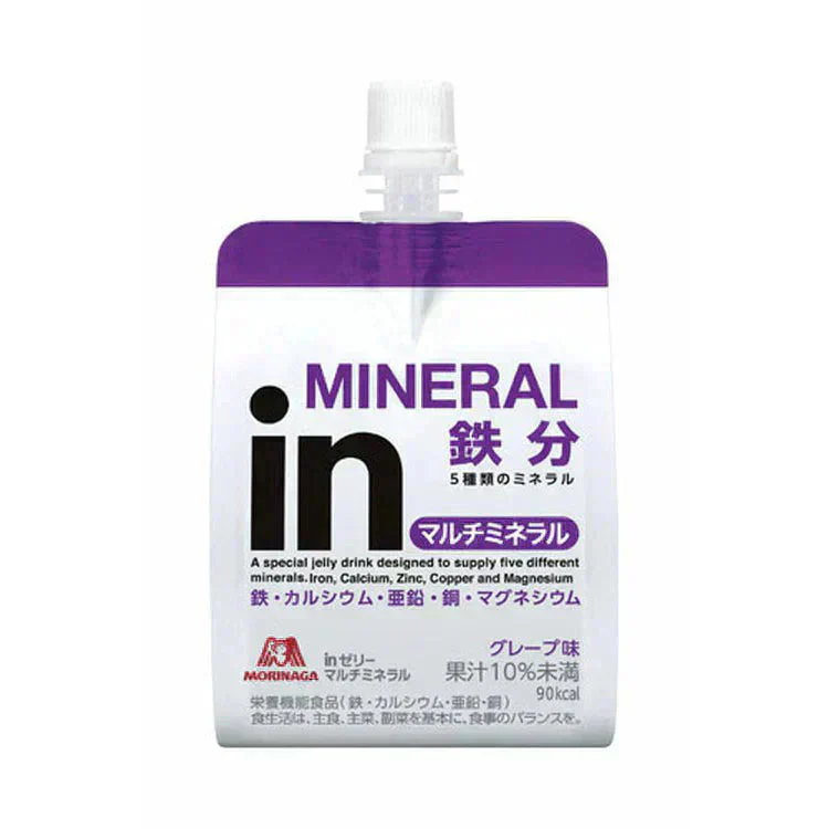 【カートアップNG】【36個】ウイダーin 森永 inゼリー インゼリー ゼリー飲料 マルチミネラル グレープ 備蓄 非常食 ストック