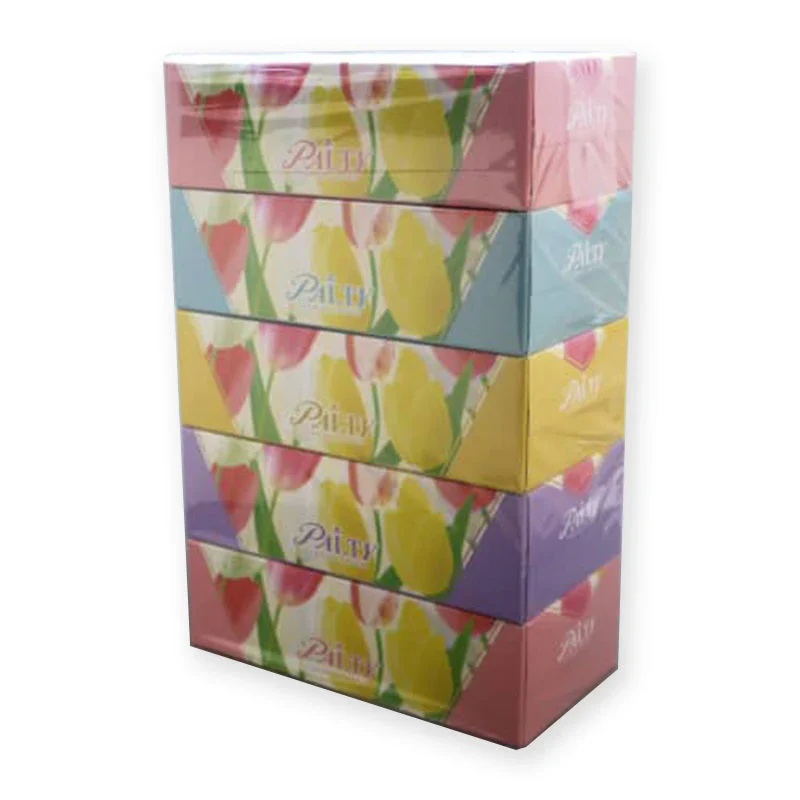箱ティッシュ 田子浦パルプ BOX PALTY 180W 5箱入りX12パック