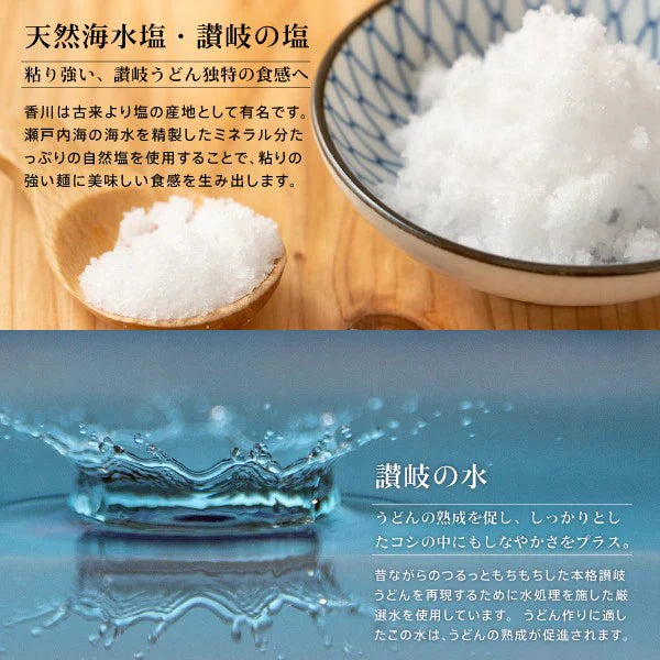 本場生讃岐うどん 専用醤油付セット 【普通麺】 6人前 (300g×2袋) 送料無料 讃岐うどん 生うどん しょうゆうどん 手土産 お土産 鎌田だし醤油 鎌田醤油 めんつゆ 出汁 本場