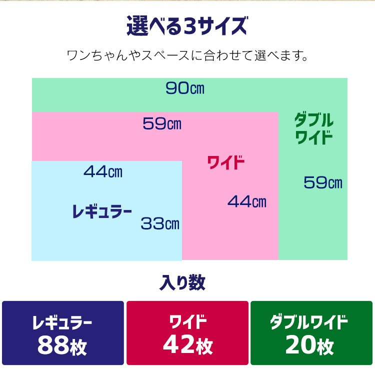 【カートアップNG】【超得ハイパーSALE】【4個セット】アイリスオーヤマ 超吸収ペットシーツ ワイド42枚