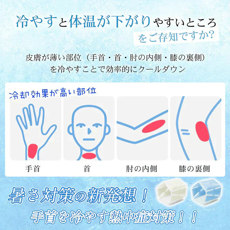 爽快リング pcmバンドクーラー バンドクーラー 熱中症対策 「アイスブルー2個セット」28℃ おしゃれ 冷感 最強 暑さ対策 ひんやり 植物由来成分 自然に凍結 繰り返し使える 結露しないsokai ring PCMバンドクーラー 熱中症対策