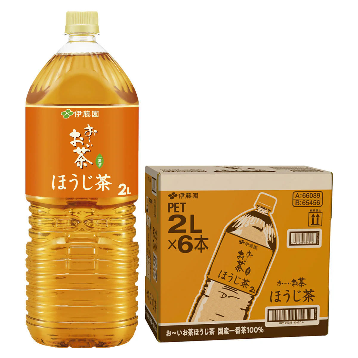 伊藤園 お〜いお茶 香ばしいほうじ茶 2L×1ケース/6本