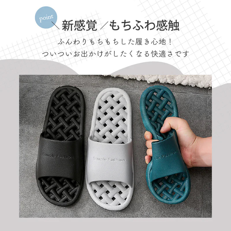 【オレンジ S】スリッパ サンダル ベランダ 夏用 かわいい 浴室 シャワー サンダル 水切れ 柔らかく 履きやすい シンプルな 送料無料