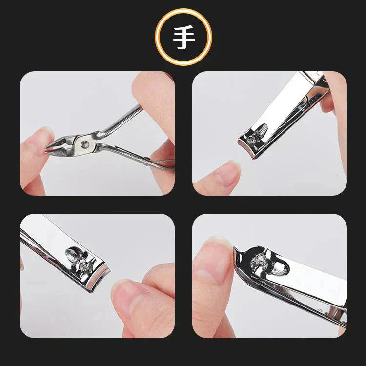 グルーミングセット ネイル 爪切り 耳かき 毛抜き 眉毛 ニキビ 爪やすり 甘皮切り まゆ毛 アイブロウ お手入れ 19点セット 専用ケース付き 垢抜け