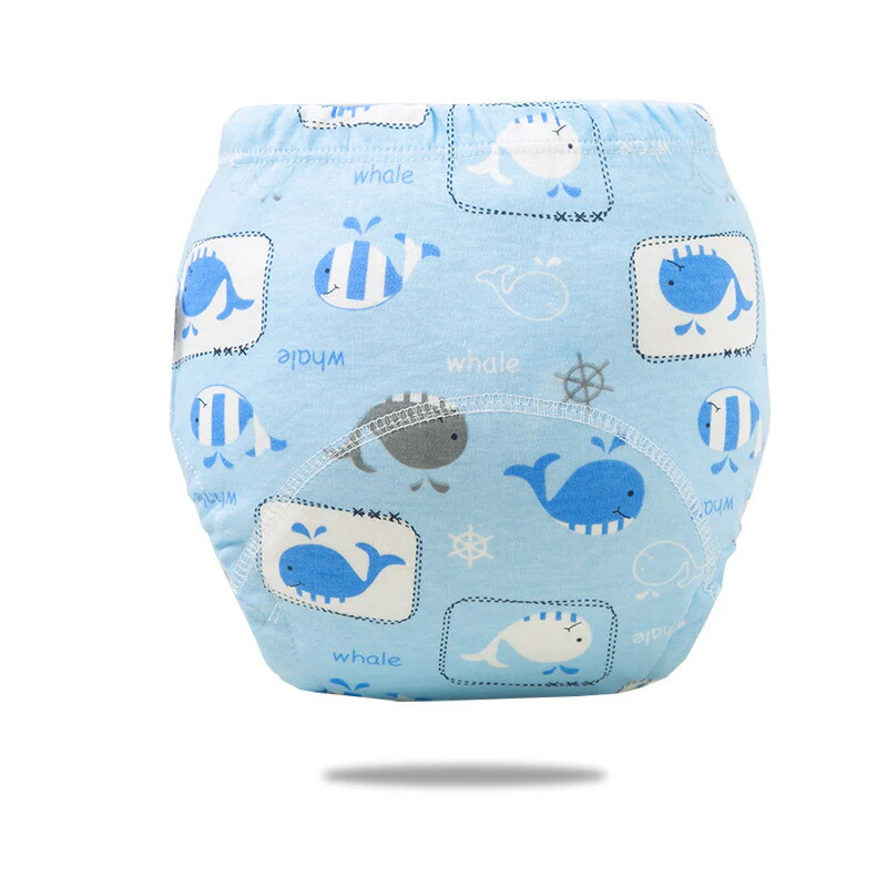 男の子 トレーニングパンツ【S:体重8.5Kg以下】 6層 おねしょ パンツ ガーゼ 防水層付 ズボン おねしょ対策 通気性 トイトレ トレパン 布おむつ キッズ ベビー 赤ちゃん 下着 60