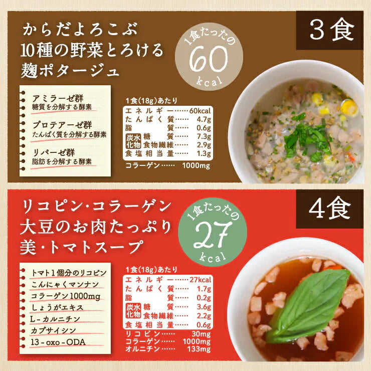 5種類 計16食セット 温活ダイエットスープ