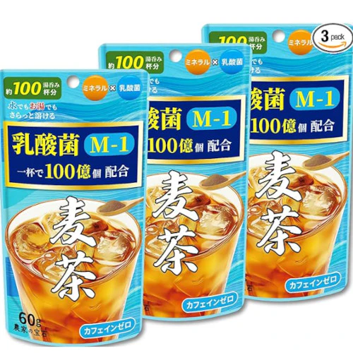 農家の宝石【粉末ミネラル麦茶 乳酸菌入り】60g ×4パック