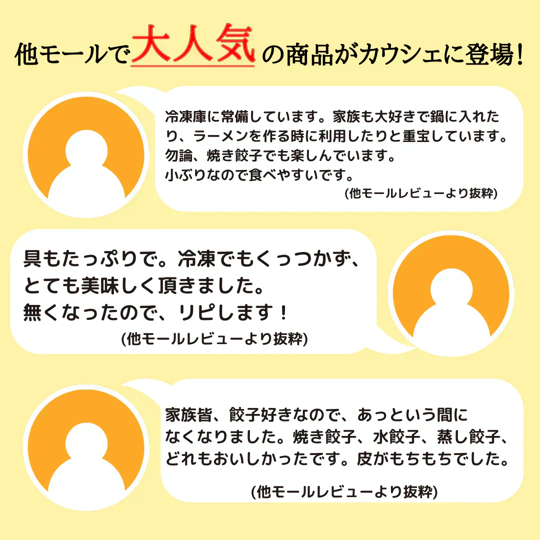 メガ盛り!黒餃子約96個